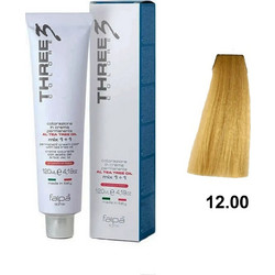 Faipa Three Color 12.00 Πλατινέ Φυσικό Μόνιμη Βαφή Μαλλιών 120ml