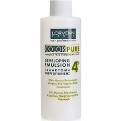 Lorvenn Color Pure Developing Emulsion Οξυζενέ Μαλλιών 4% 13Vol 100ml