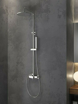 Karag Artemis CF031M Ρυθμιζόμενη Στήλη Ντουζ με Μπαταρία 83-119cm Chrome