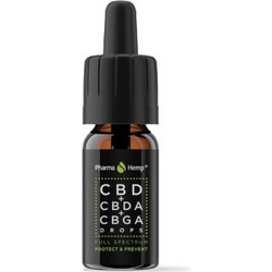 Pharma Hemp CBD + CBDA + CBGA Drops 15% 10ml