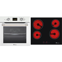 Multihome Φούρνος Ηλεκτρικός Άνω Πάγκου 65lt 59.5cm MH-6061 με Κεραμικές Εστίες MH-6135