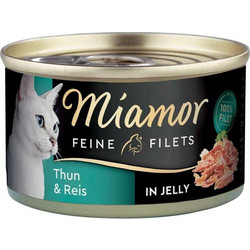 Finnern Miamor Feine Filets Adult with Tuna & Rice in Jelly 100gr