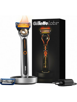 Gillette Labs Θερμαινόμενο Ξυραφάκι με Ανταλλακτικές Κεφαλές με 5 Λεπίδες & Λιπαντική Ταινία