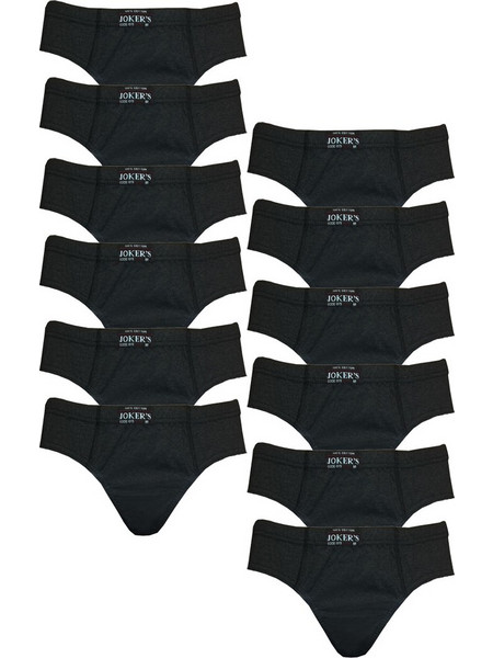 J015-02-12 JOKERS SET 12 SLIP Ανδρικά Μαύρο