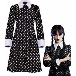 Παιδική Αποκριάτικη Στολή Wednesday Addams