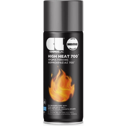 Cosmoslac High Heat Σπρέι Βαφής Θερμοκρασίας Ασημί 400ml