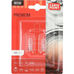Carpoint Λάμπα Αυτοκινήτου Premium 12V W5W 2τμχ. (0760141)