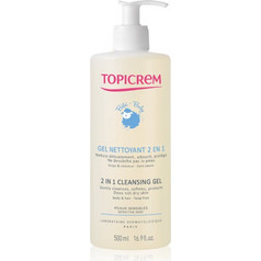 Topicrem 2 in 1 Βρεφικό Gel Καθαρισμού με Αντλία 500ml