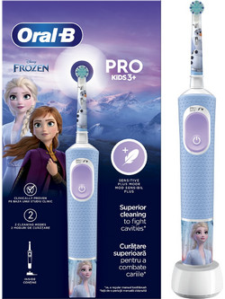 Oral-B Kids Frozen Vitality Pro Παιδική Ηλεκτρική Οδοντόβουρτσα με Χρονομετρητή