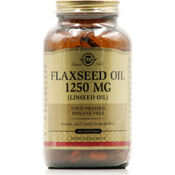 Solgar Flaxseed Oil Έλαιο Λιναρόσπορου 1250mg 100 Μαλακές Κάψουλες