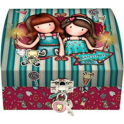 Gorjuss - Lockable Trinket Box - Fireworks