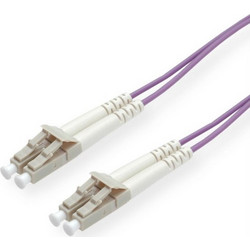 LG Optic LC-LC OM4 Καλώδιο Οπτικής Ίνας 2m Violet LCLC042DT2