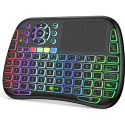 M9 Black Ασύρματο Πληκτρολόγιο με TouchPad