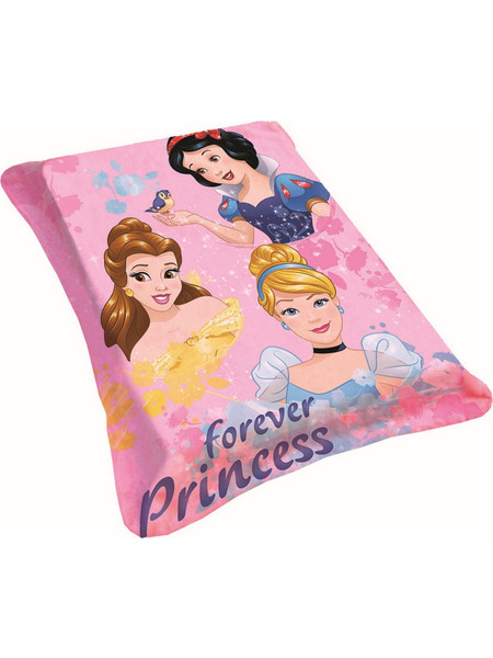 Viopros Princesses 40 Κουβέρτα Κούνιας Fleece 130x170 Ροζ