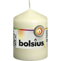Bolsius Διακοσμητικό Κερί Ιβουάρ Για 17 Ώρες Καύσης 80x58mm 1 Τμχ