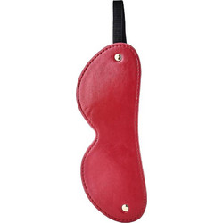 Κόκκινη Δερμάτινη Μάσκα Ματιών - Dream Toys Blaze Elite Eye Mask Red