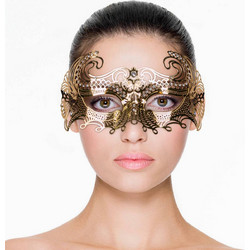 Χρυσή Βενετσιάνικη Μεταλλική Μάσκα - Easytoys Venetian Metal Mask Gold