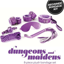 Crushious Dungeons Maidens Bondage BDSM Set Μωβ