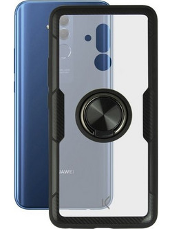 θήκη Κινητού με Δακτύλιο Huawei Mate 20 Lite KSIX Διαφανές