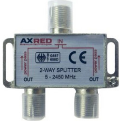 Axred Splitter 2 way, 5-2400Mhz Power Pass
