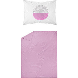 Borea Σετ Παιδικά Σεντόνια Μονά Βαμβακερά 160x240 Three Skies Pink