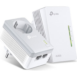 TP-Link TL-WPA4226KIT V4 Powerline Διπλό Kit για Ασύρματη Σύνδεση WiFi 4 με 2 Θύρες Ethernet & Passthrough Πρίζα