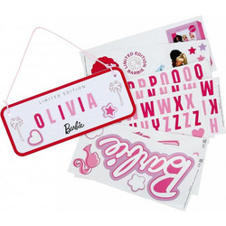ΤΑΜΠΕΛΑ PALADONE BARBIE - CUSTOMISABLE ROOM SIGN SET PP11568BR