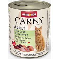 Animonda Carny Adult with Chicken, Turkey & Rabbit 800gr