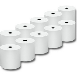 Qoltec 51892 Thermal roll 80 x 80 | 55g/m2 | 10pcs | BPA free