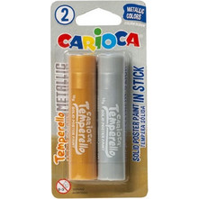 CARIOCA TEMPERELLO STICK 10g METALLIC ΧΡΥΣΟ / ΑΣΗΜΙ 42992
