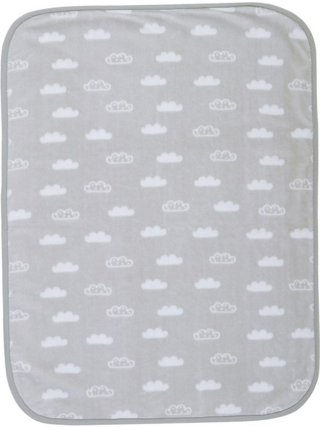 Nef-Nef Clouds Κουβέρτα Κούνιας Βελουτέ 100x140 Γκρι