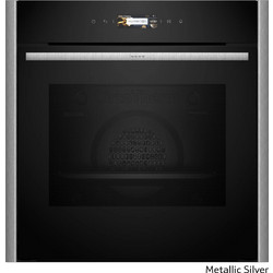 Neff B29CR7KY0 Metallic Silver Flex Design Kit Φούρνος Ηλεκτρικός Άνω Πάγκου 71lt