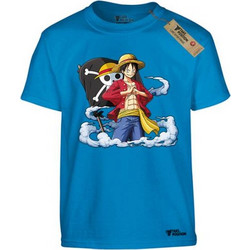 Takeposition One Piece Monkey Luffy Rising Παιδικό T-Shirt Κοντομάνικο Τιρκουάζ 806-1358-16