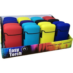 EASY TORCH Αναπτήρας Ηλεκτρικός Αντιανεμικός με Φλόγα Τύπου Jet (Διάφορα χρώματα) (0201900)