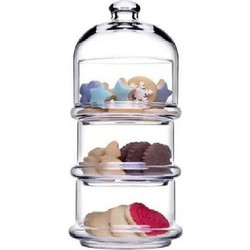 Espiel Villa Τριώροφη Ορντεβιέρα Γυάλινη Διάφανη 690 ml Κωδικός: SP96986G1