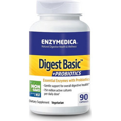 Enzymedica Digest Basic Probiotics Προβιοτικά 90 Κάψουλες