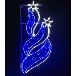 2 BETHLEHEM STARS RIGHT 628LED 15m ΜΟΝΟΚ ΦΩΤ 9,6m ΛΑΜΠ ΣΕΙΡ ΜΠΛΕ&ΨΥΧΡ ΣΤΑΘ IP65 180x80cm 1,5m ΚΑΛ - X1762826117R
