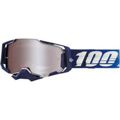 Μάσκα 100% Armega HiPer Novel Silver/Blue Mirrored Silver Lens