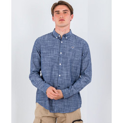 Weekend Offender Ανδρικό Πουκάμισο Μακρυμάνικο Hyams Chambray