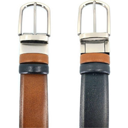 Boxer 79104 (διπλής όψης: μαύρο - ταμπά) ανδρικές ζώνες