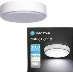 Στρογγυλό LED Πάνελ - Φωτιστικό Οροφής με Ισχύ 24W 2500lm σε Ψυχρό Λευκό Φωτισμό 6500K Aigostar