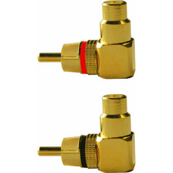 Βύσματα RCA γωνία (2 τεμ.) - 04.672.1 Phonocar