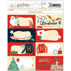 Αυτοκόλλητες Ετικέτες 8x2 HARRY POTTER Christmas