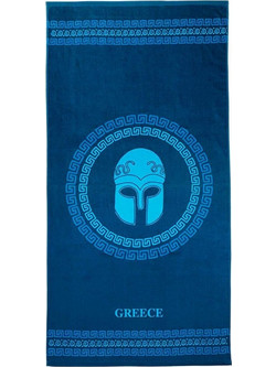 AegeanArt Πετσέτα Θαλάσσης Μπλε 50800971