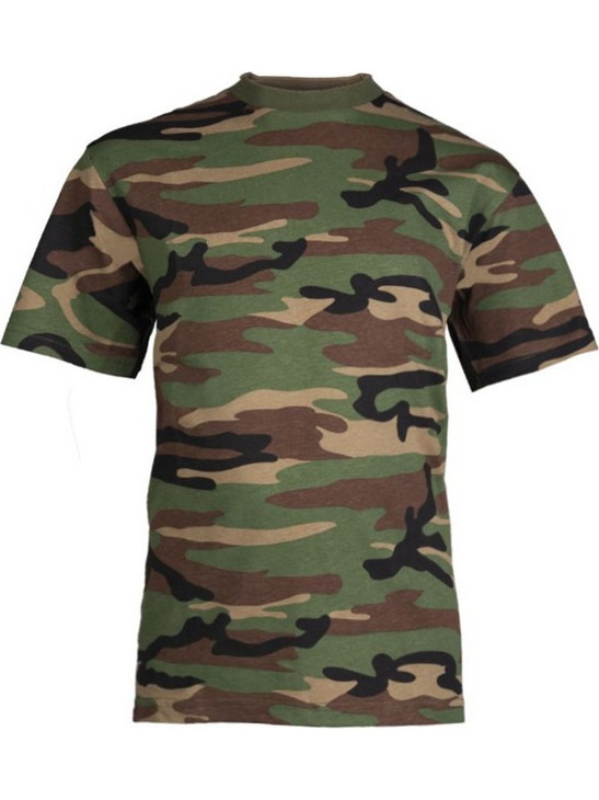 T-Shirt Παιδικό Usa Woodland Mil-Tec