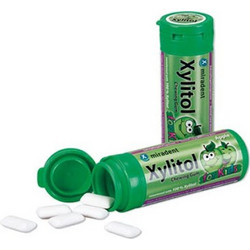 Xylitol Chewing Gum For Kids Με Γεύση Πράσινο Μήλο 30 τσίχλες