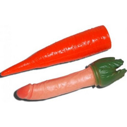 CARROT VEGETABLE REALISTIC DILDO