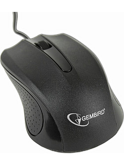 Gembird MUS-101 Ενσύρματο Ποντίκι Black
