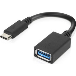 Adapter Lenovo USB-C to USB-A M/F Black 4X90Q59481