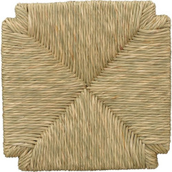 Ψάθα για ξύλινη καρέκλα Charchie I pakoworld φυσικό 33x33x3εκ 33X3X33